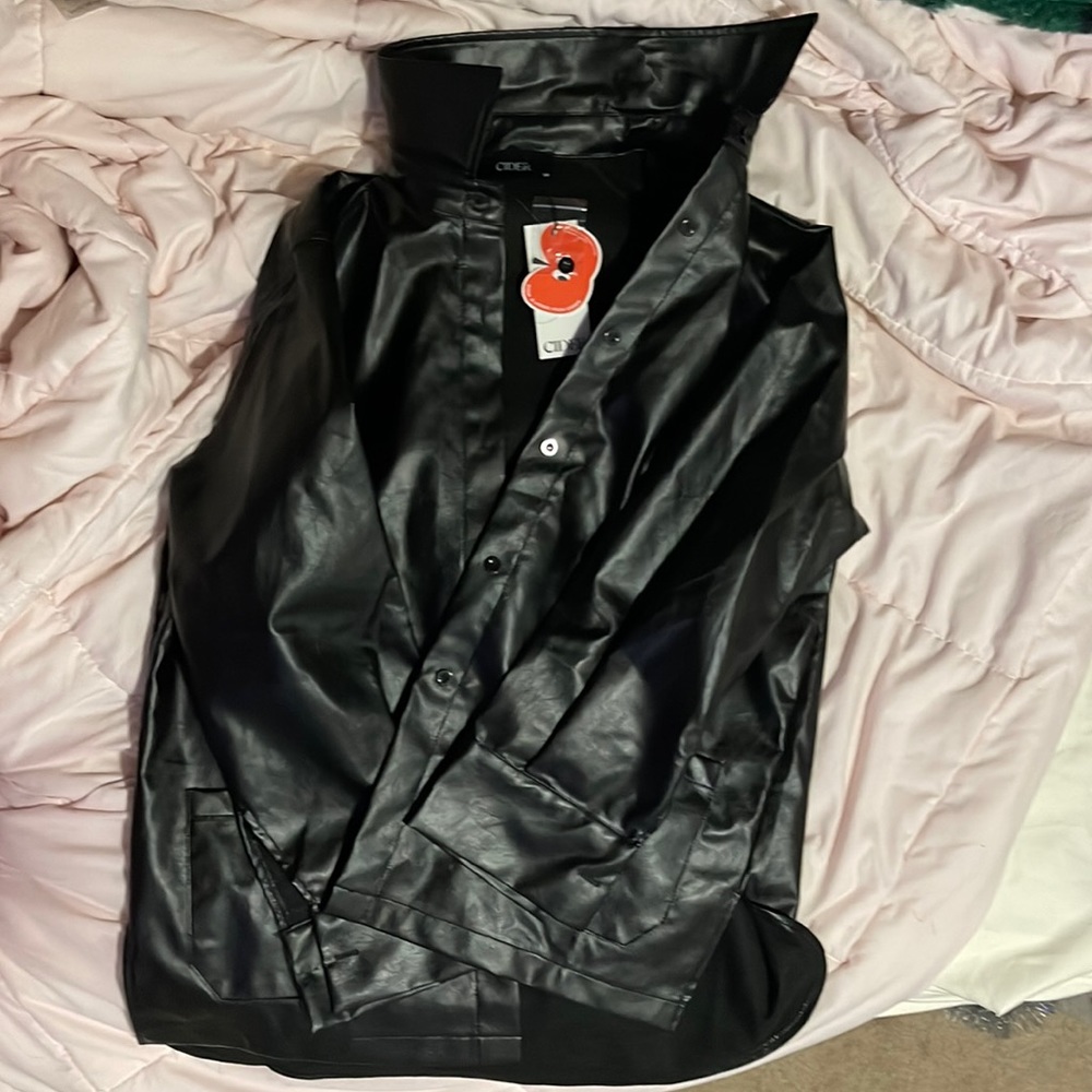 Cider leather jacket